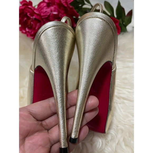 Luciano Padovan Slingback Platform Peeptoe - Picture 3 of 8